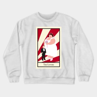 The Lovers - Circus Tarot Card Crewneck Sweatshirt